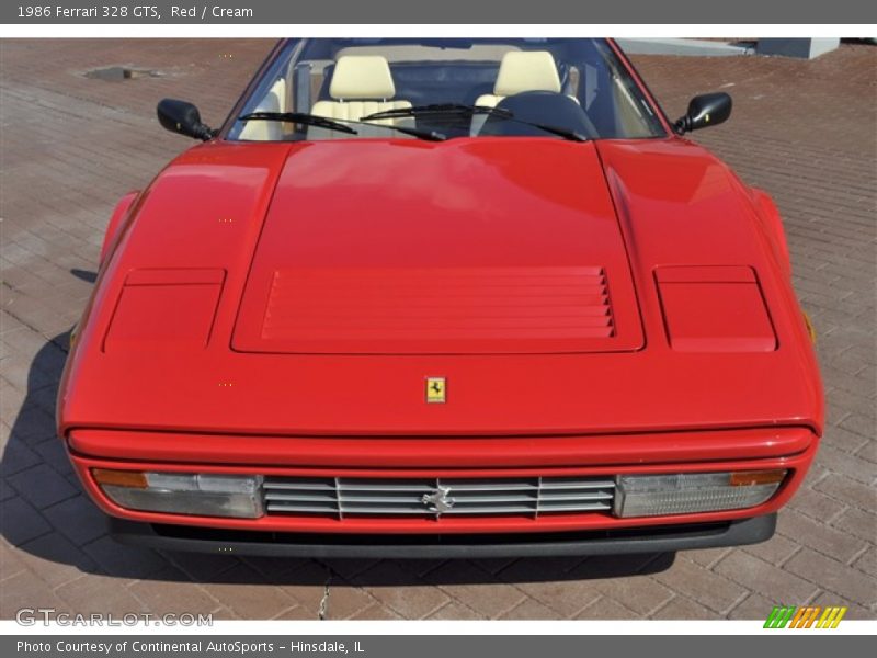 Red / Cream 1986 Ferrari 328 GTS