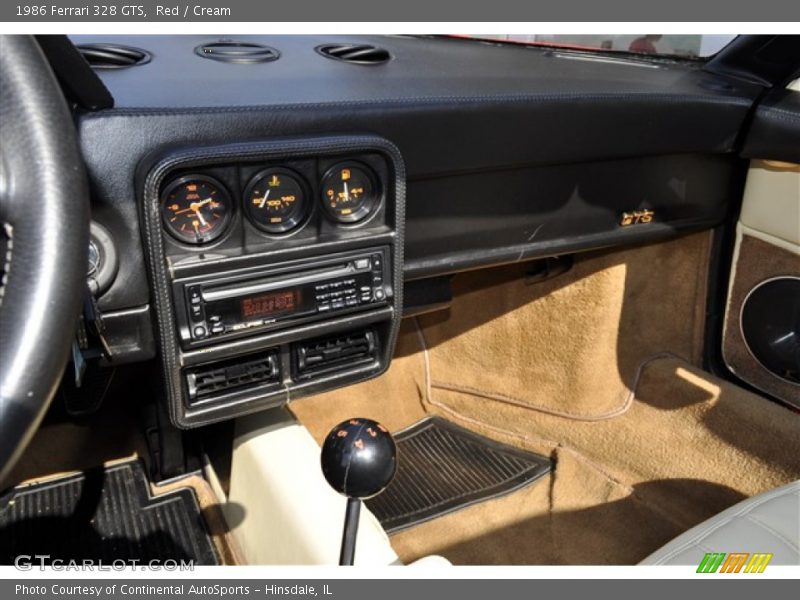 Controls of 1986 328 GTS