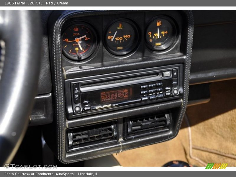 Controls of 1986 328 GTS