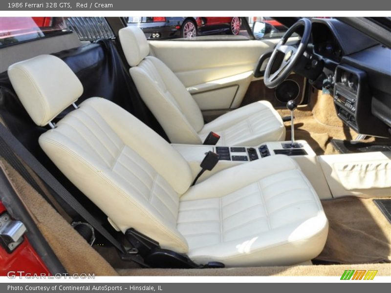  1986 328 GTS Cream Interior