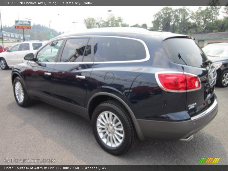 Ming Blue Metallic / Ebony 2012 Buick Enclave AWD