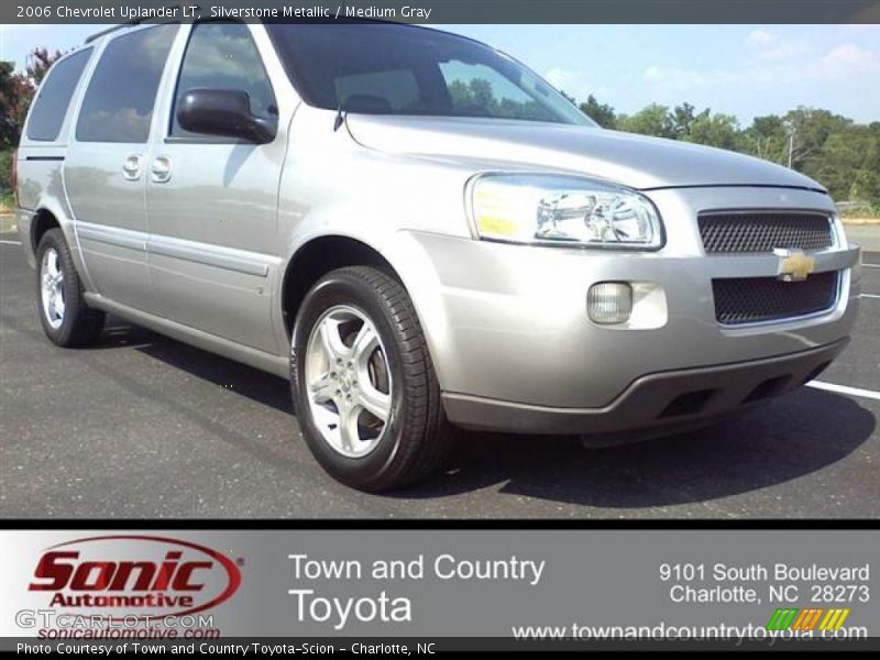 Silverstone Metallic / Medium Gray 2006 Chevrolet Uplander LT