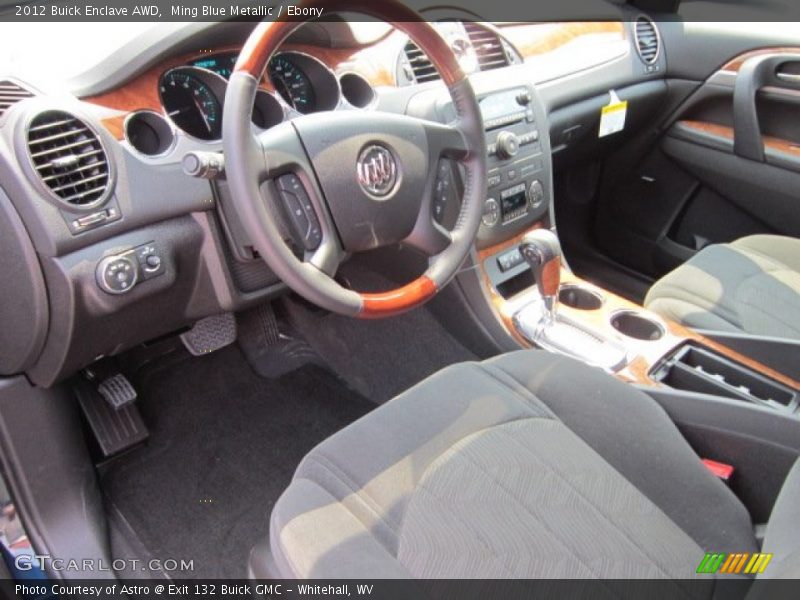 Ebony Interior - 2012 Enclave AWD 