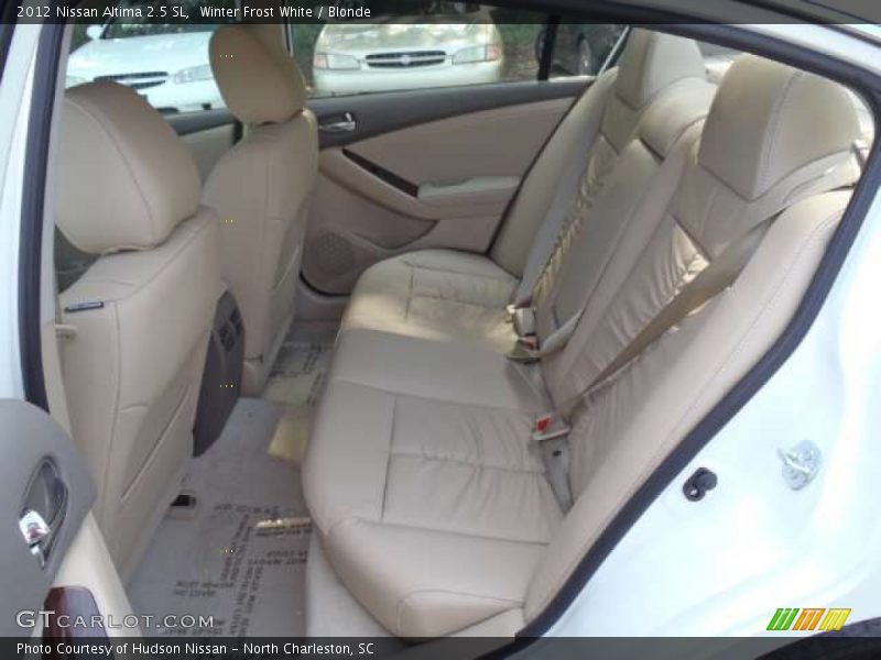Winter Frost White / Blonde 2012 Nissan Altima 2.5 SL