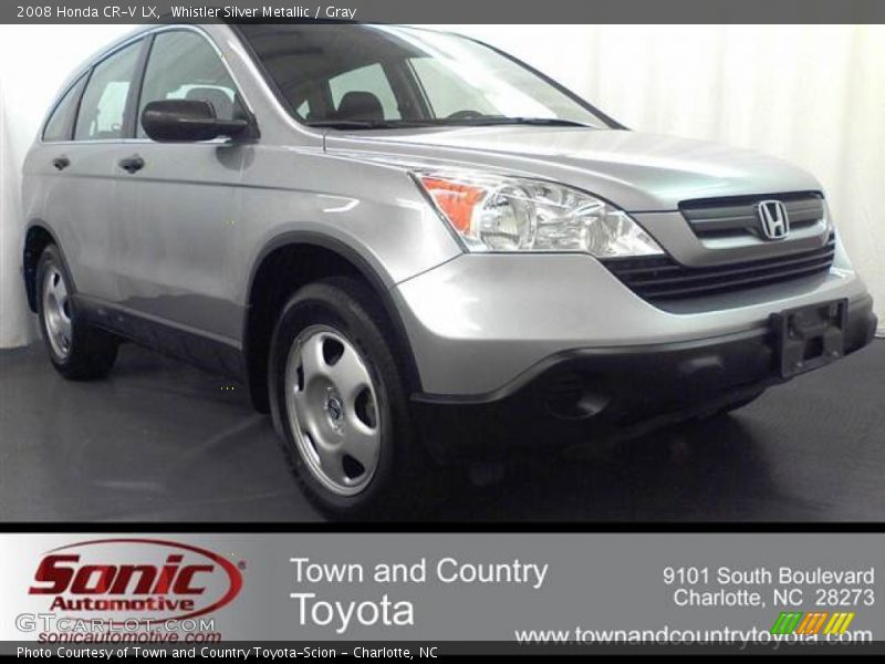 Whistler Silver Metallic / Gray 2008 Honda CR-V LX