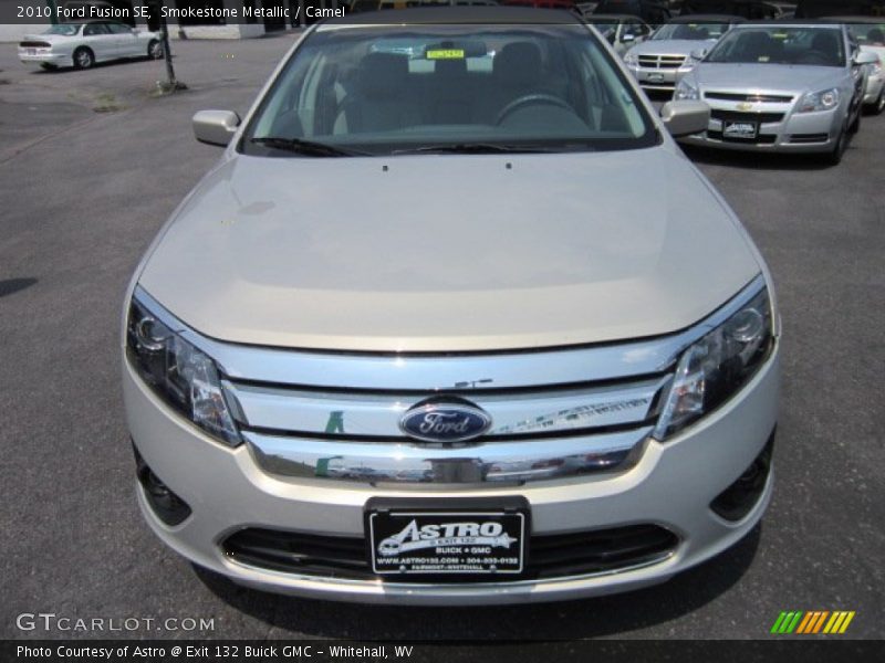 Smokestone Metallic / Camel 2010 Ford Fusion SE