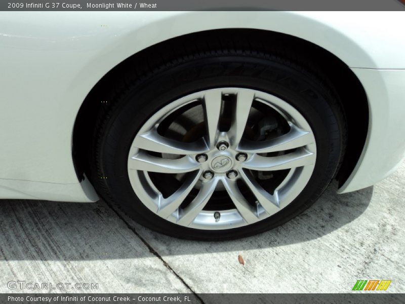 Moonlight White / Wheat 2009 Infiniti G 37 Coupe
