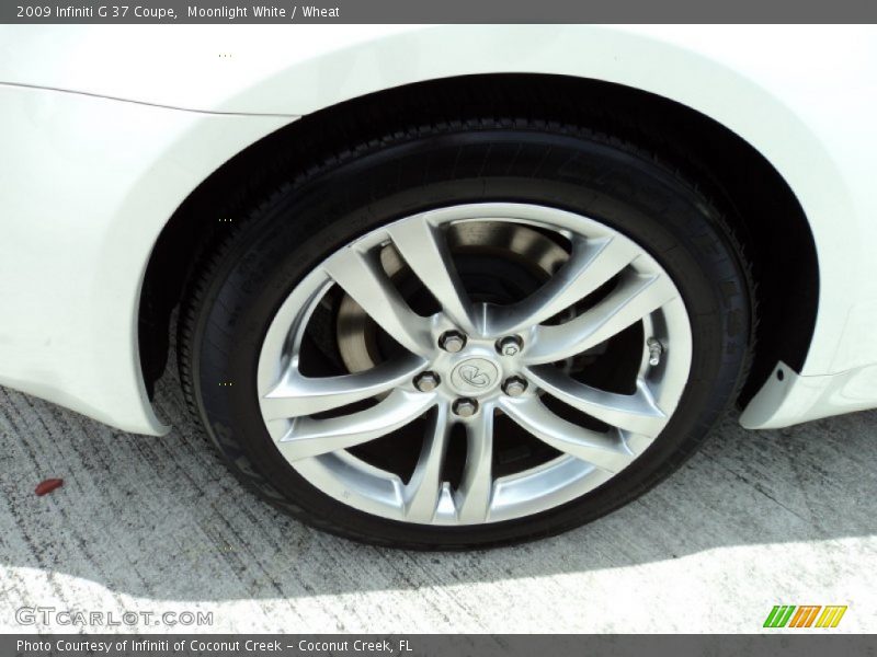 Moonlight White / Wheat 2009 Infiniti G 37 Coupe