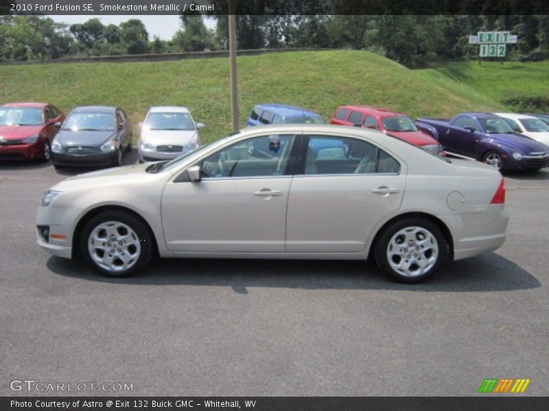 Smokestone Metallic / Camel 2010 Ford Fusion SE