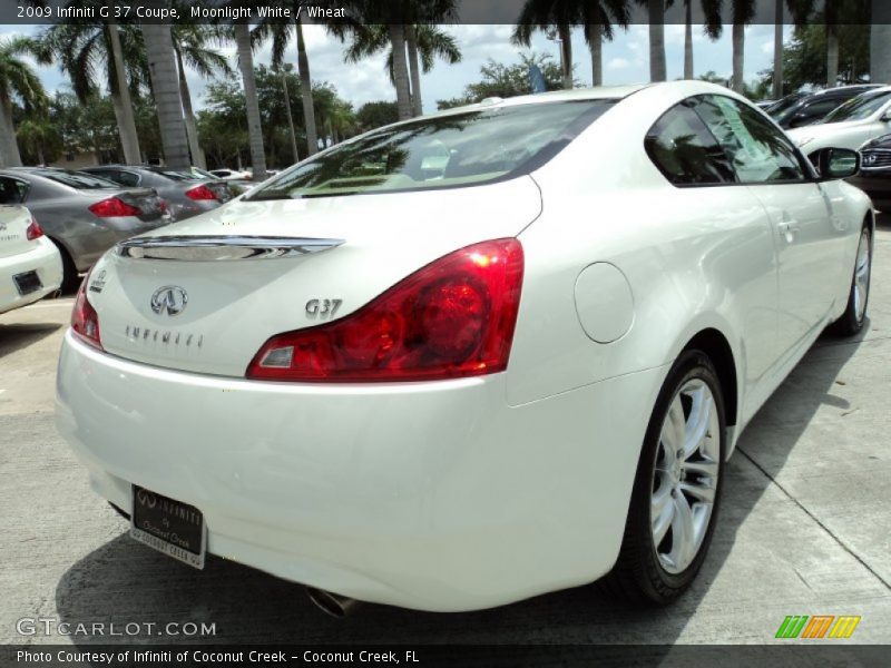 Moonlight White / Wheat 2009 Infiniti G 37 Coupe