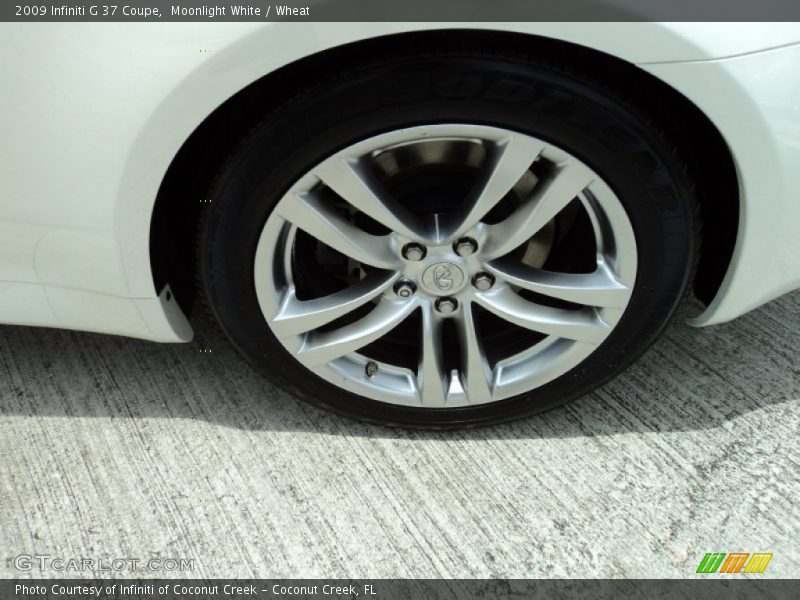 Moonlight White / Wheat 2009 Infiniti G 37 Coupe