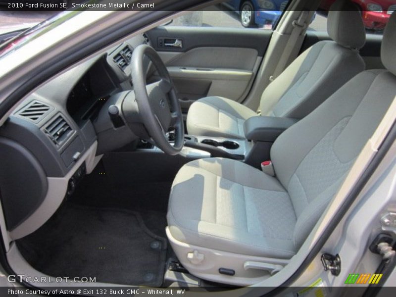 Smokestone Metallic / Camel 2010 Ford Fusion SE