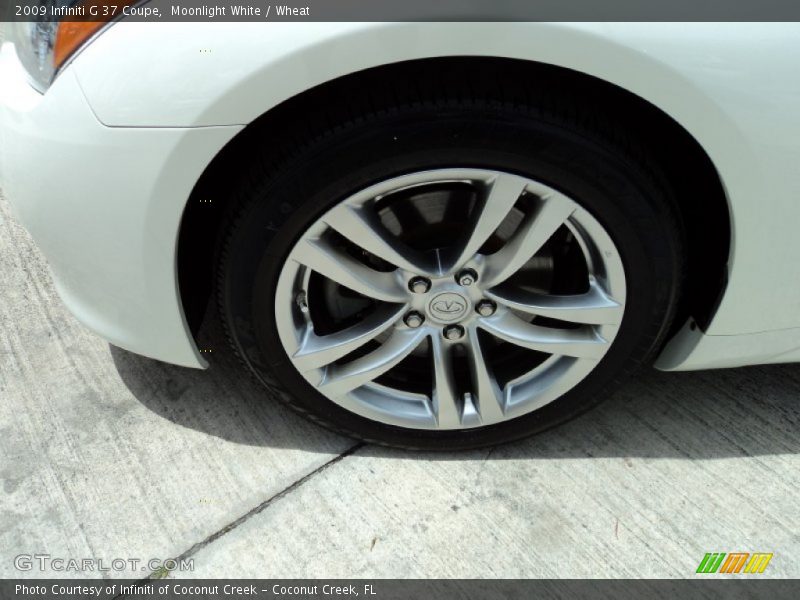 Moonlight White / Wheat 2009 Infiniti G 37 Coupe