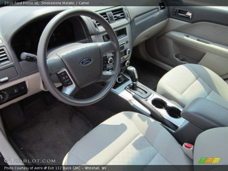Smokestone Metallic / Camel 2010 Ford Fusion SE