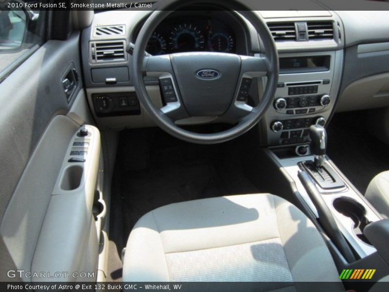 Smokestone Metallic / Camel 2010 Ford Fusion SE