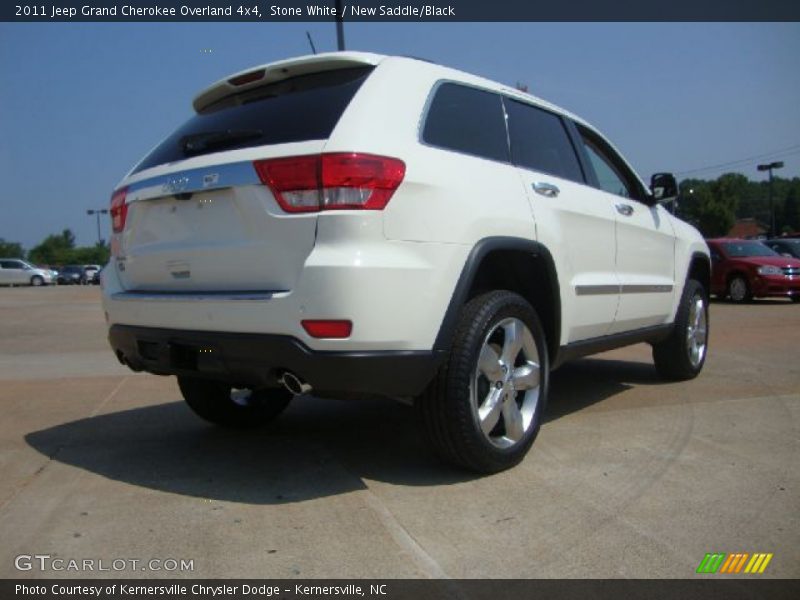 Stone White / New Saddle/Black 2011 Jeep Grand Cherokee Overland 4x4