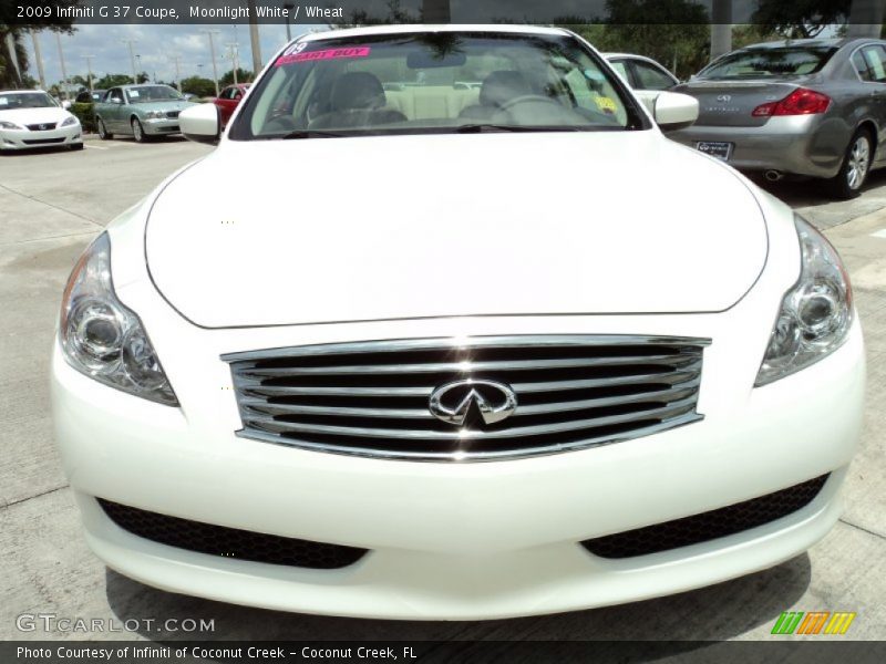 Moonlight White / Wheat 2009 Infiniti G 37 Coupe