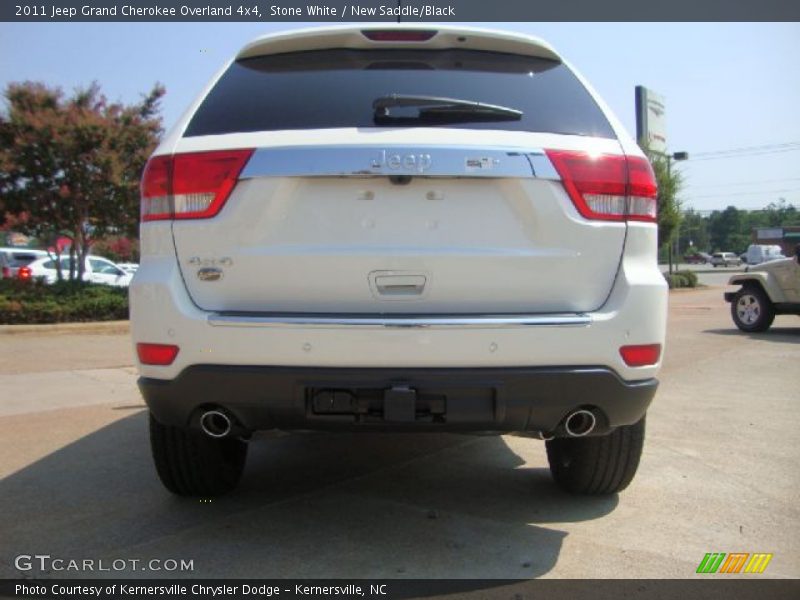 Stone White / New Saddle/Black 2011 Jeep Grand Cherokee Overland 4x4