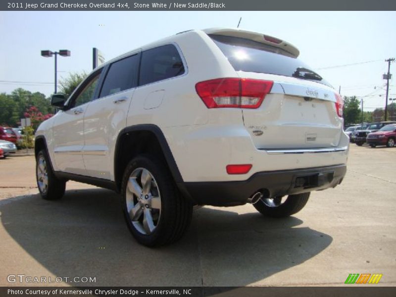 Stone White / New Saddle/Black 2011 Jeep Grand Cherokee Overland 4x4