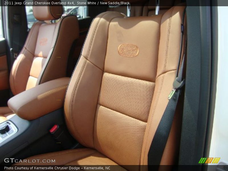 Stone White / New Saddle/Black 2011 Jeep Grand Cherokee Overland 4x4