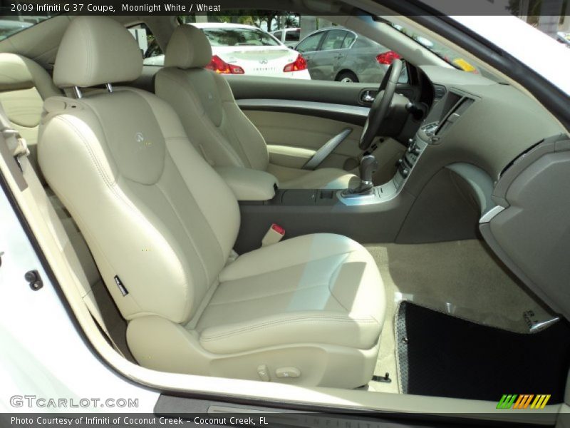 Moonlight White / Wheat 2009 Infiniti G 37 Coupe