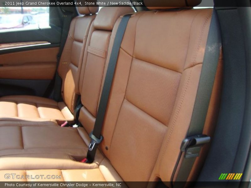 Stone White / New Saddle/Black 2011 Jeep Grand Cherokee Overland 4x4