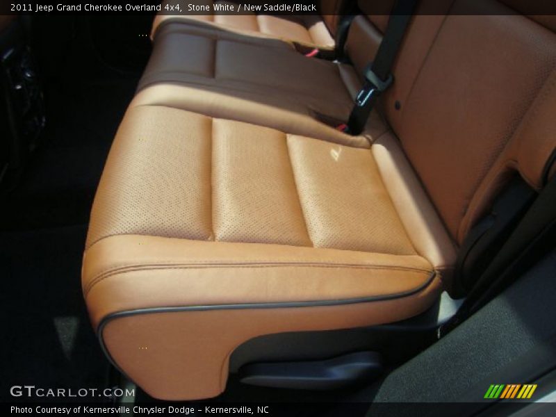 Stone White / New Saddle/Black 2011 Jeep Grand Cherokee Overland 4x4