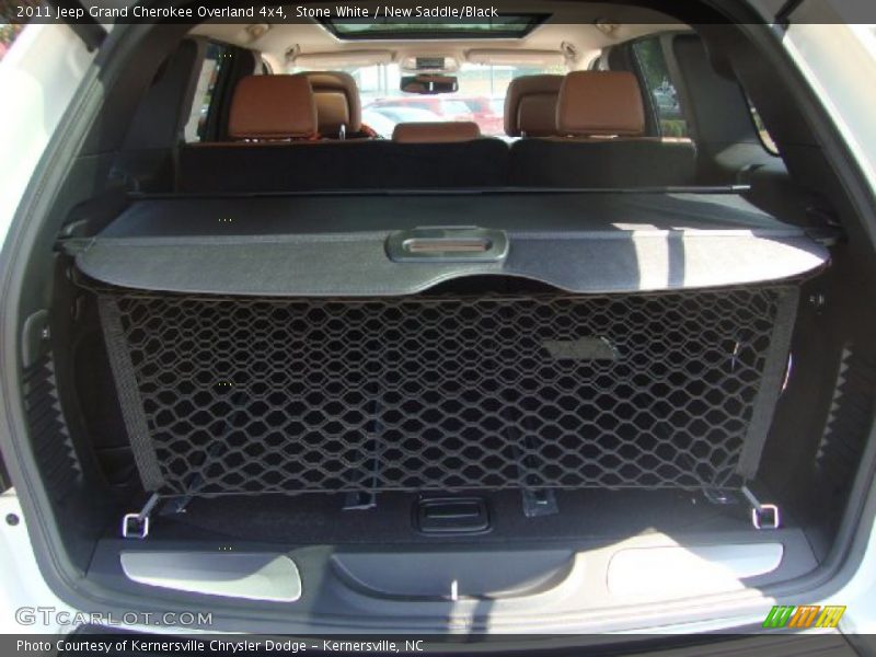 Stone White / New Saddle/Black 2011 Jeep Grand Cherokee Overland 4x4