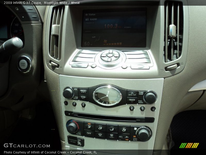 Moonlight White / Wheat 2009 Infiniti G 37 Coupe