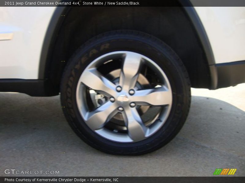 Stone White / New Saddle/Black 2011 Jeep Grand Cherokee Overland 4x4