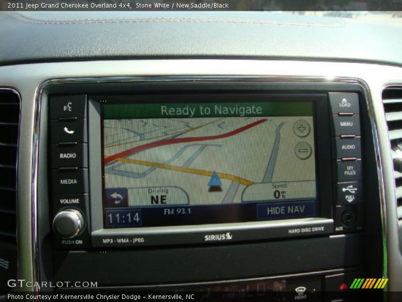 Stone White / New Saddle/Black 2011 Jeep Grand Cherokee Overland 4x4