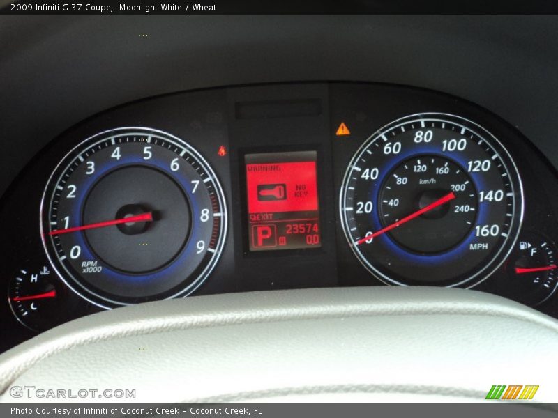 Moonlight White / Wheat 2009 Infiniti G 37 Coupe