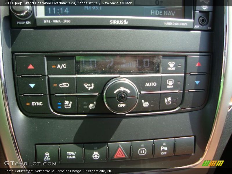 Stone White / New Saddle/Black 2011 Jeep Grand Cherokee Overland 4x4