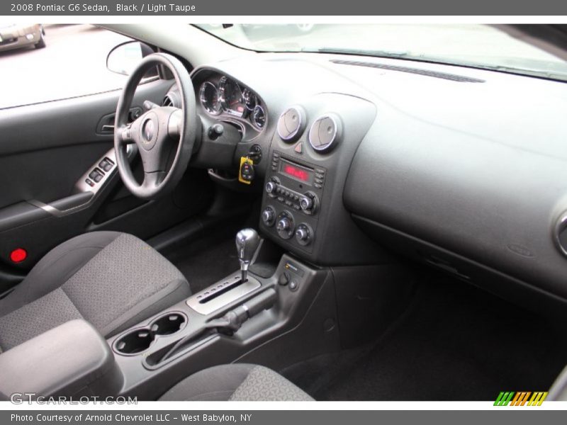 Black / Light Taupe 2008 Pontiac G6 Sedan