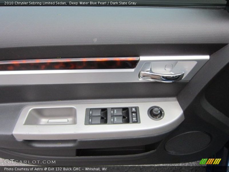 Deep Water Blue Pearl / Dark Slate Gray 2010 Chrysler Sebring Limited Sedan