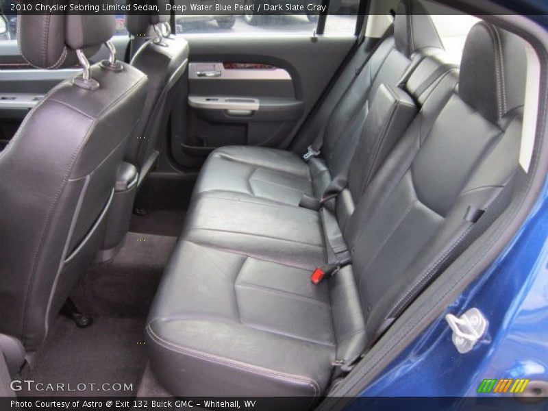 Deep Water Blue Pearl / Dark Slate Gray 2010 Chrysler Sebring Limited Sedan
