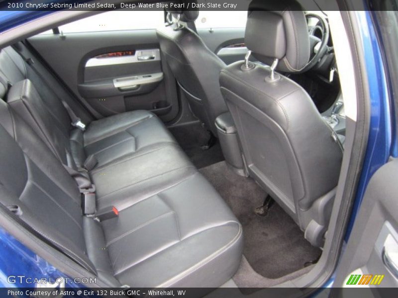 Deep Water Blue Pearl / Dark Slate Gray 2010 Chrysler Sebring Limited Sedan