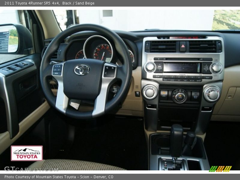 Black / Sand Beige 2011 Toyota 4Runner SR5 4x4