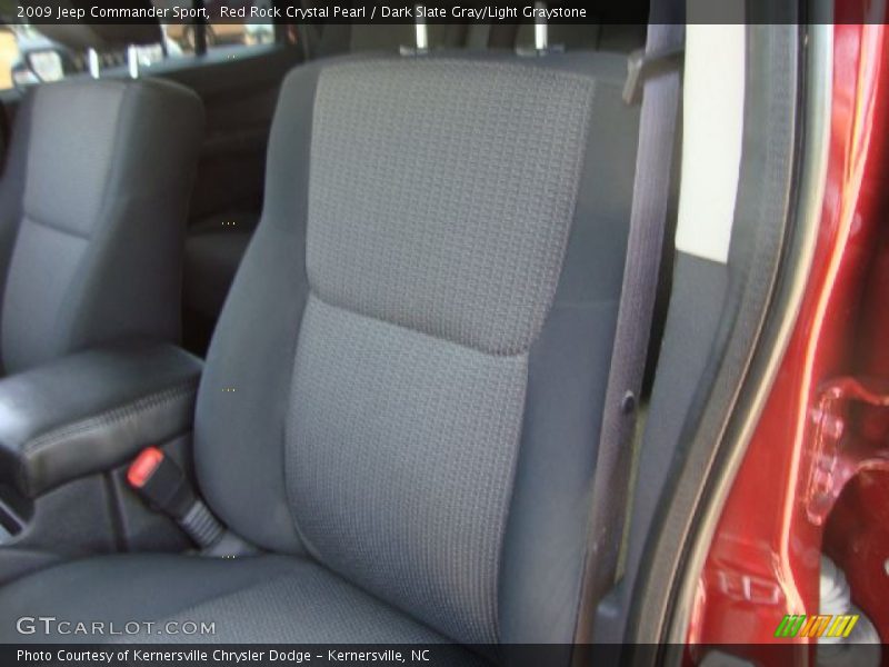 Red Rock Crystal Pearl / Dark Slate Gray/Light Graystone 2009 Jeep Commander Sport