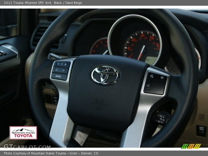 Black / Sand Beige 2011 Toyota 4Runner SR5 4x4