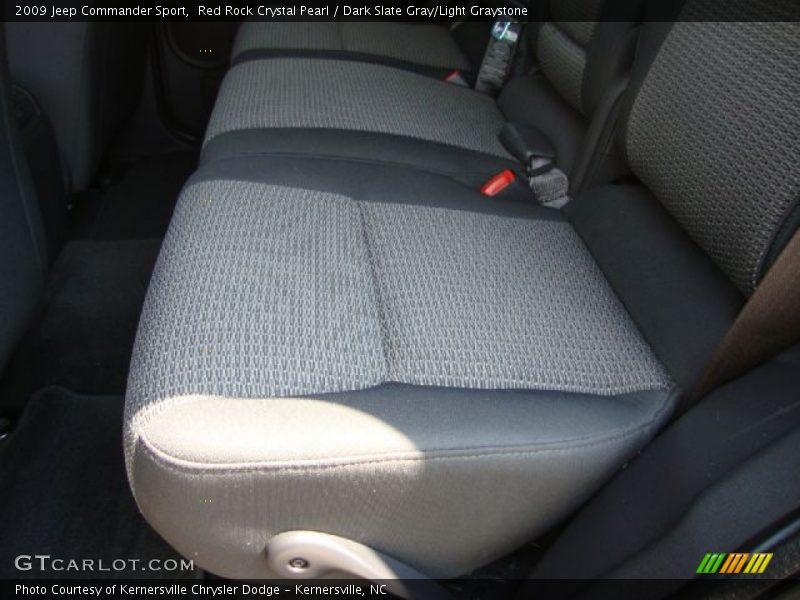 Red Rock Crystal Pearl / Dark Slate Gray/Light Graystone 2009 Jeep Commander Sport