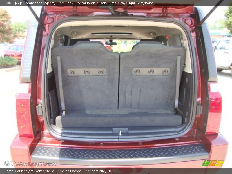 Red Rock Crystal Pearl / Dark Slate Gray/Light Graystone 2009 Jeep Commander Sport