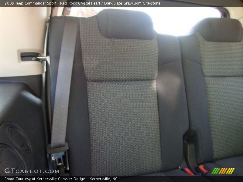 Red Rock Crystal Pearl / Dark Slate Gray/Light Graystone 2009 Jeep Commander Sport