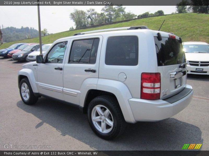 Bright Silver Metallic / Dark Slate Gray 2010 Jeep Liberty Limited 4x4