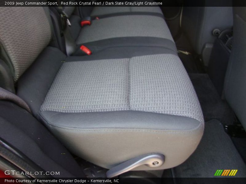 Red Rock Crystal Pearl / Dark Slate Gray/Light Graystone 2009 Jeep Commander Sport