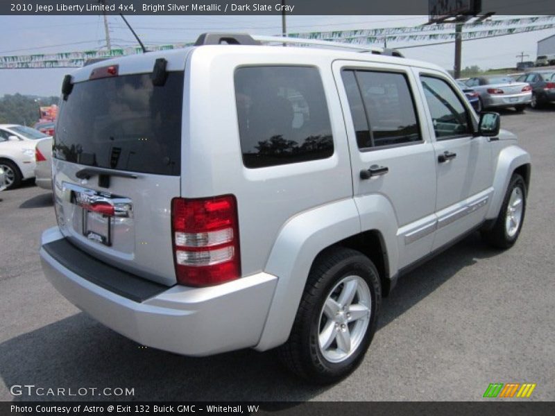 Bright Silver Metallic / Dark Slate Gray 2010 Jeep Liberty Limited 4x4