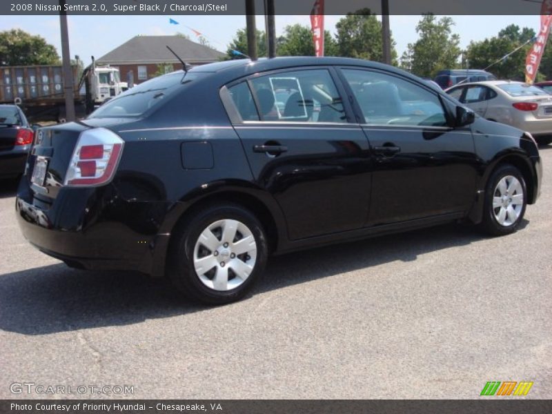 Super Black / Charcoal/Steel 2008 Nissan Sentra 2.0