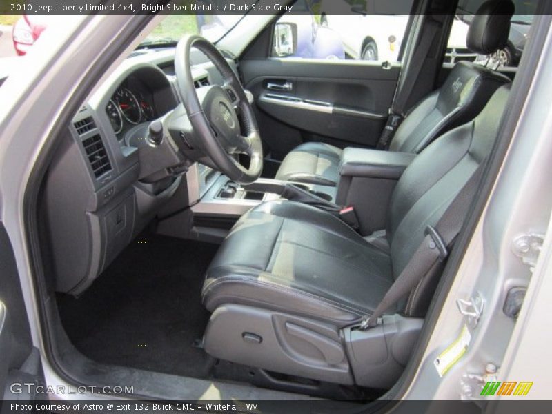 Bright Silver Metallic / Dark Slate Gray 2010 Jeep Liberty Limited 4x4