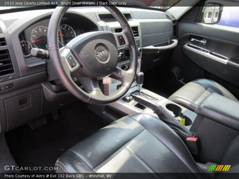 Bright Silver Metallic / Dark Slate Gray 2010 Jeep Liberty Limited 4x4