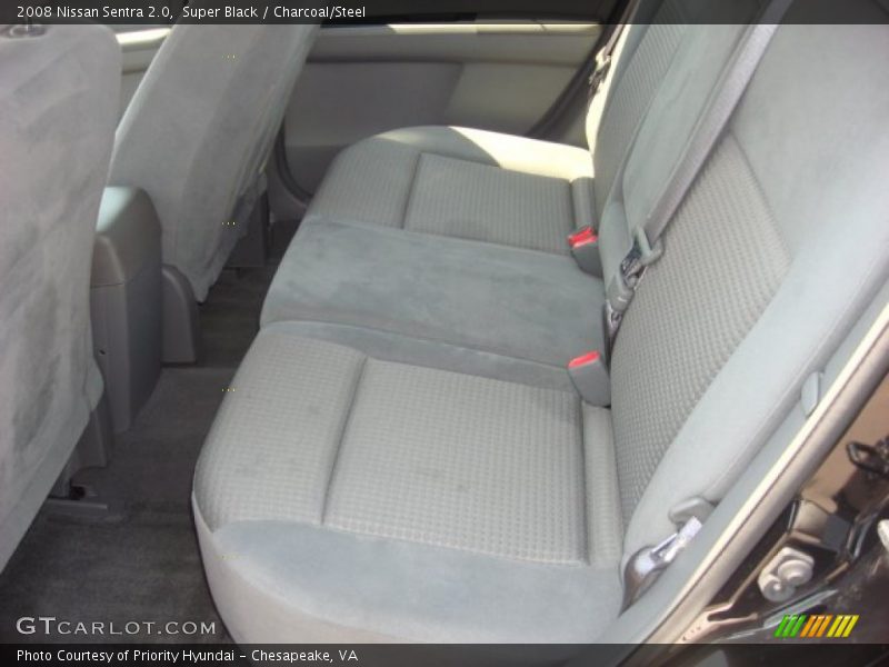 Super Black / Charcoal/Steel 2008 Nissan Sentra 2.0